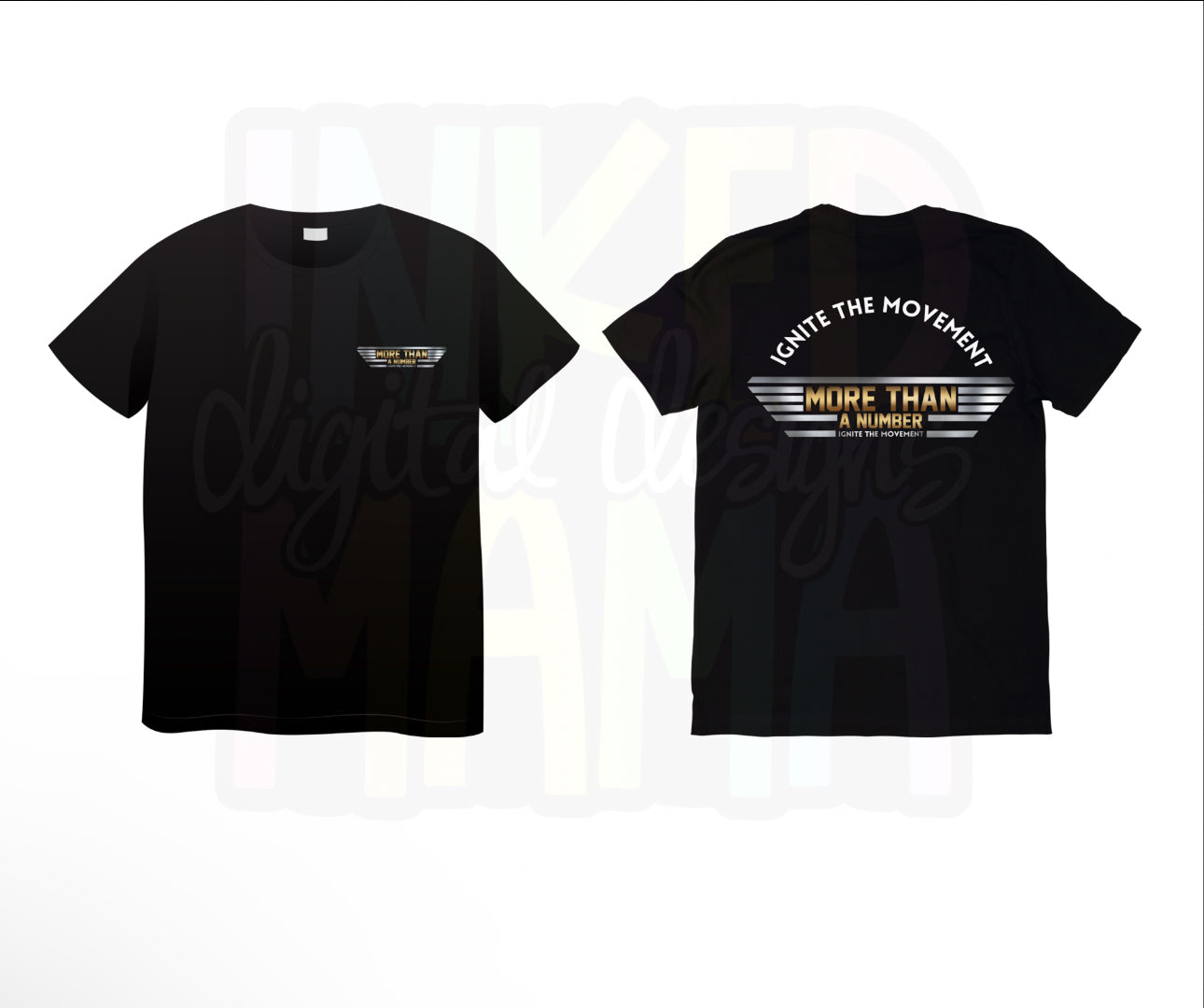 Black T-shirt - More Than a Number